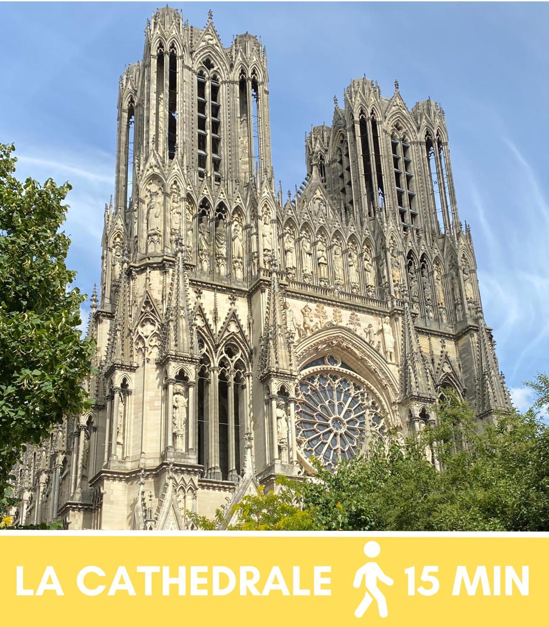 Le Remois - Charmant T2 - Renove - Parking - Cour Privative - Wifi Reims Exteriör bild