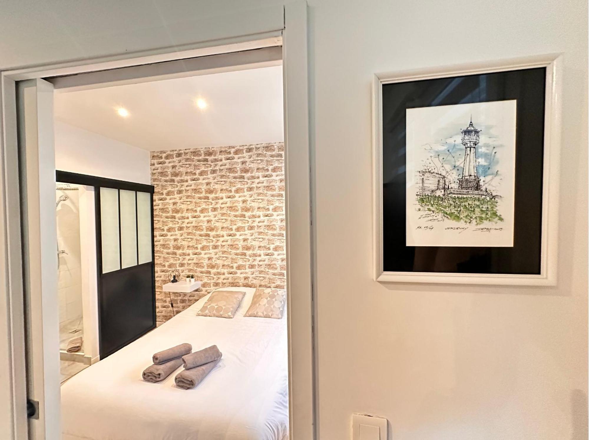 Le Remois - Charmant T2 - Renove - Parking - Cour Privative - Wifi Reims Exteriör bild